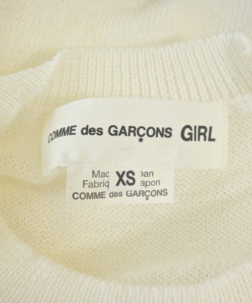 COMME des GARCONS GIRL（コムデギャルソンガール）ニット・セーター 白 サイズ:XS レディース/2200604852069