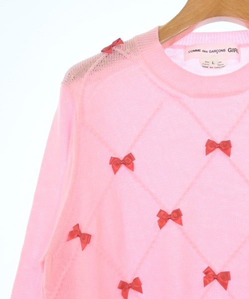 COMME des GARCONS GIRL（コムデギャルソンガール）ニット・セーター ピンク サイズ:L レディース/2200606532020