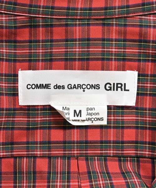 COMME des GARCONS GIRL（コムデギャルソンガール）カジュアルシャツ 赤 サイズ:M レディース/2200608777030