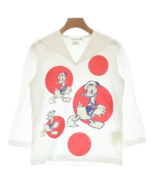 COMME des GARCONS GIRL(コムデギャルソンガール)Tシャツ・カットソー 白 サイズ:S/2200569602044