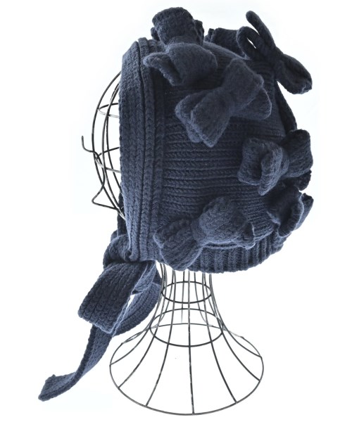 COMME des GARCONS GIRL（コムデギャルソンガール）ニットキャップ・ビーニー 紺 サイズ:- レディース/2200672293306
