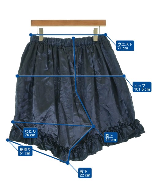 COMME des GARCONS GIRL（コムデギャルソンガール）ショートパンツ 紺 サイズ:S レディース/2200678890011