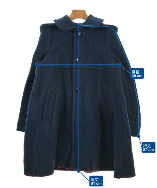 COMME des GARCONS GIRL（コムデギャルソンガール）ダッフルコート 紺 サイズ:XS レディース/2200670107018