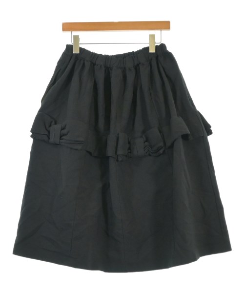 COMME des GARCONS GIRL（コムデギャルソンガール）ひざ丈スカート 黒 サイズ:S レディース/2200679860020