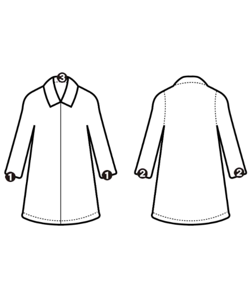 COMME des GARCONS GIRL（コムデギャルソンガール）ステンカラーコート 黒 サイズ:S レディース/2200681638013