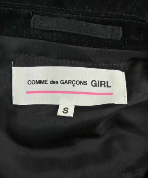 COMME des GARCONS GIRL（コムデギャルソンガール）ステンカラーコート 黒 サイズ:S レディース/2200681638013