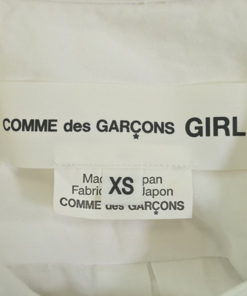 COMME des GARCONS GIRL（コムデギャルソンガール）カジュアルシャツ 白 サイズ:XS レディース/2200691657141