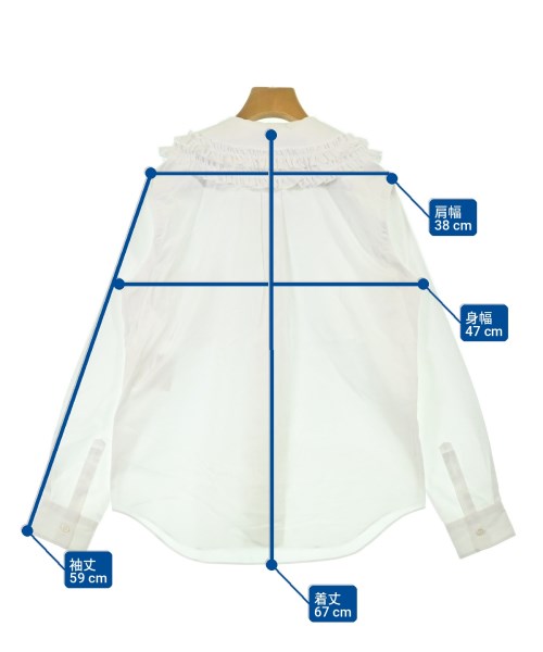 COMME des GARCONS GIRL（コムデギャルソンガール）ブラウス 白 サイズ:S レディース/2200701769130