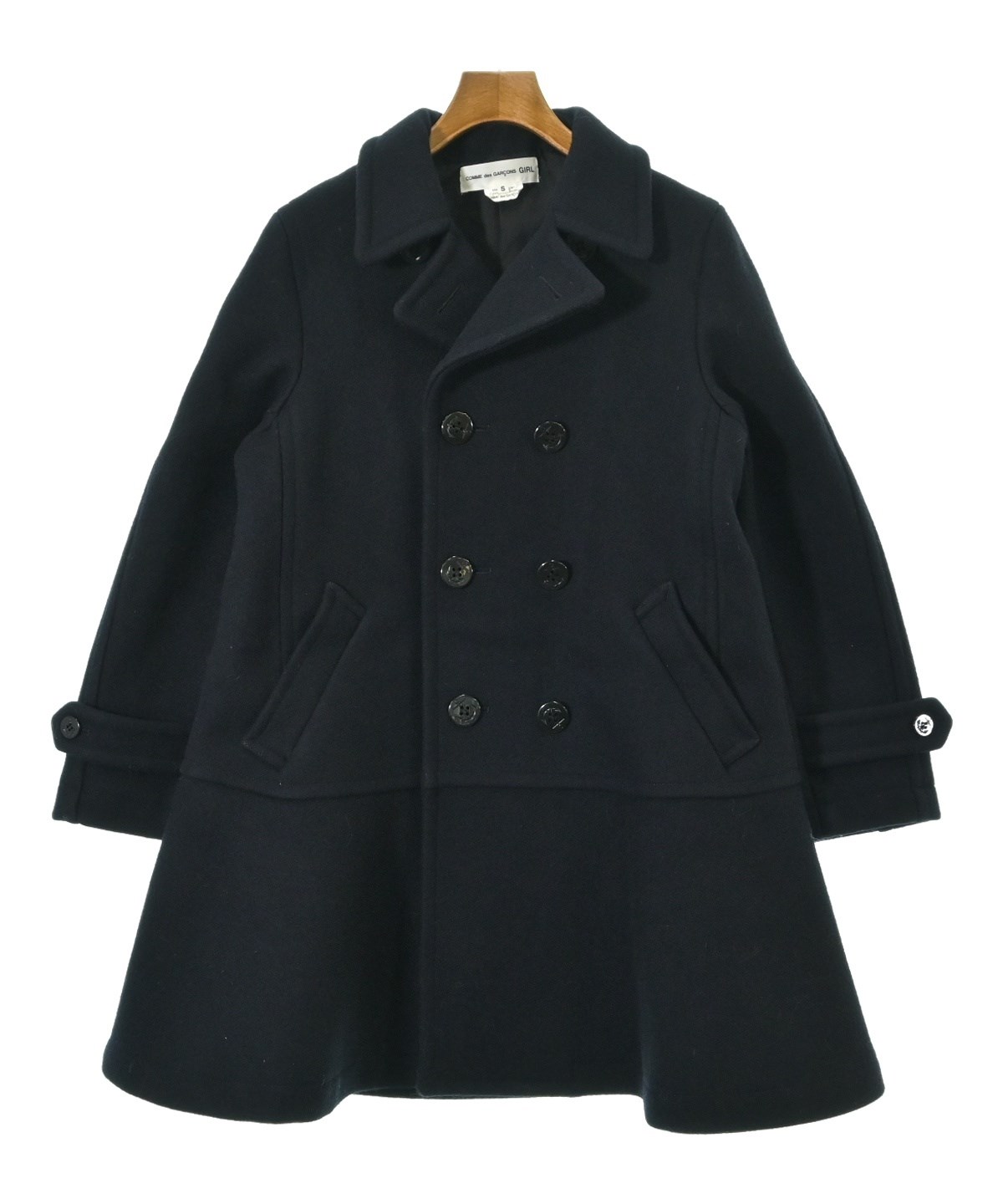 COMME des GARCONS GIRL（コムデギャルソンガール）ピーコート 紺