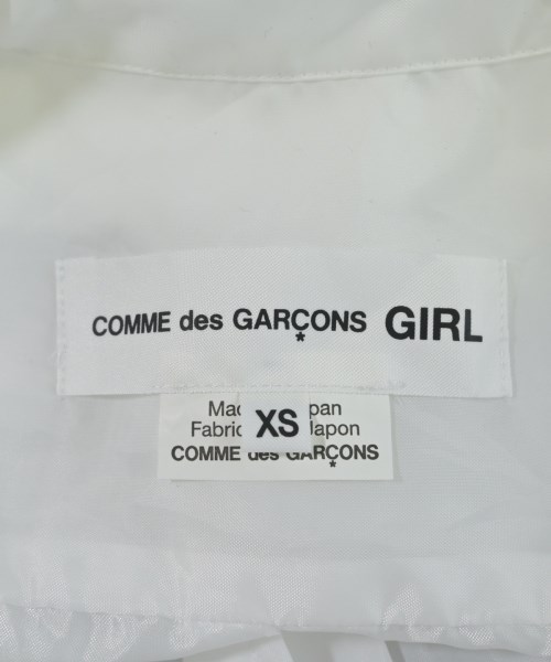 COMME des GARCONS GIRL（コムデギャルソンガール）カジュアルシャツ 白 サイズ:XS レディース/2200652597080
