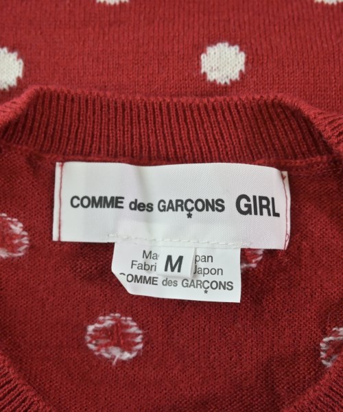 COMME des GARCONS GIRL（コムデギャルソンガール）ニット・セーター 赤 サイズ:M レディース/2200649167104