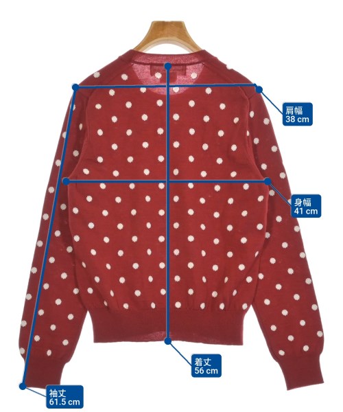 COMME des GARCONS GIRL（コムデギャルソンガール）ニット・セーター 赤 サイズ:M レディース/2200649167104