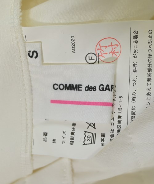 COMME des GARCONS GIRL（コムデギャルソンガール）ブラウス 白 サイズ:S レディース/2200658133022