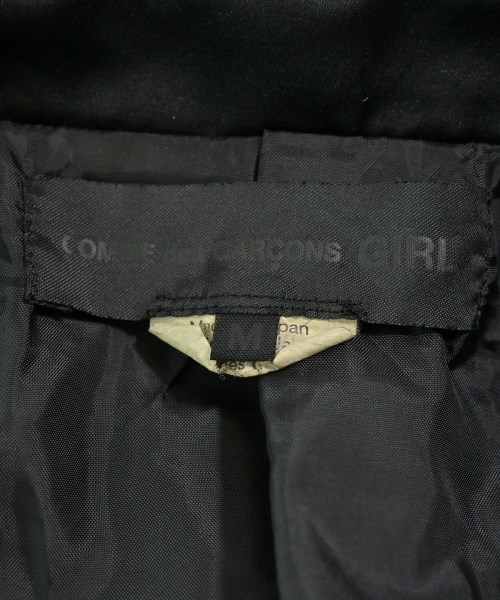 COMME des GARCONS GIRL（コムデギャルソンガール）ジャケット 黒 サイズ:M レディース/2200656175024