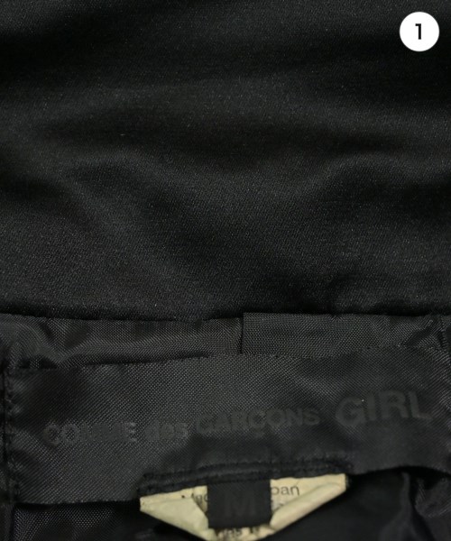 COMME des GARCONS GIRL（コムデギャルソンガール）ジャケット 黒 サイズ:M レディース/2200656175024