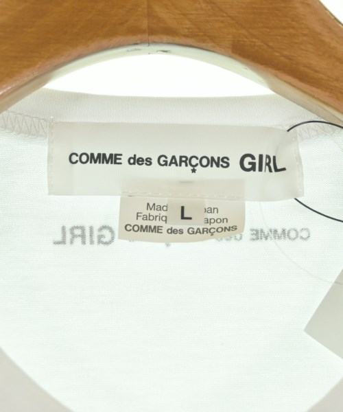 COMME des GARCONS GIRL（コムデギャルソンガール）Tシャツ・カットソー 白 サイズ:S レディース/2200659291042