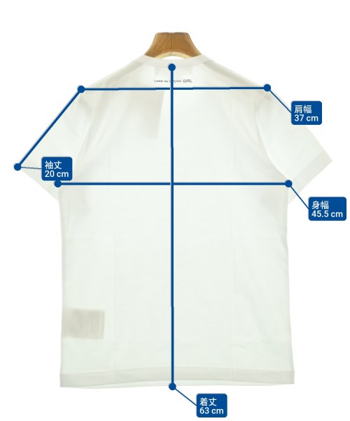 COMME des GARCONS GIRL（コムデギャルソンガール）Tシャツ・カットソー 白 サイズ:S レディース/2200659291042