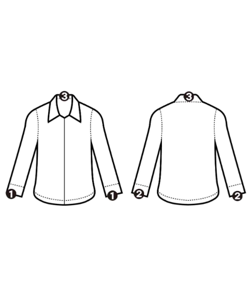 COMME des GARCONS GIRL（コムデギャルソンガール）ブラウス 白 サイズ:XS レディース/2200660161037