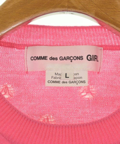 COMME des GARCONS GIRL（コムデギャルソンガール）ニット・セーター ピンク サイズ:L レディース/2200660415062