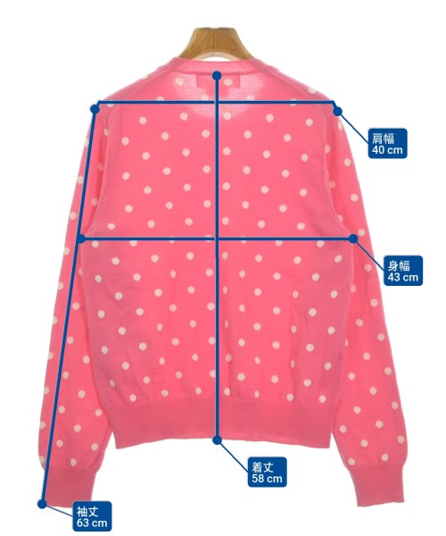 COMME des GARCONS GIRL（コムデギャルソンガール）ニット・セーター ピンク サイズ:L レディース/2200660415062