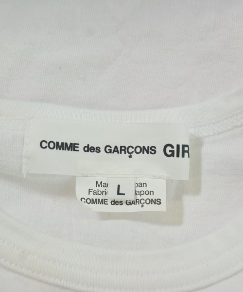COMME des GARCONS GIRL（コムデギャルソンガール）Tシャツ・カットソー 白 サイズ:L レディース/2200710913050