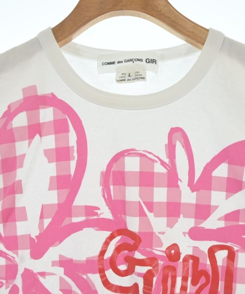 COMME des GARCONS GIRL（コムデギャルソンガール）Tシャツ・カットソー 白 サイズ:L レディース/2200710913050