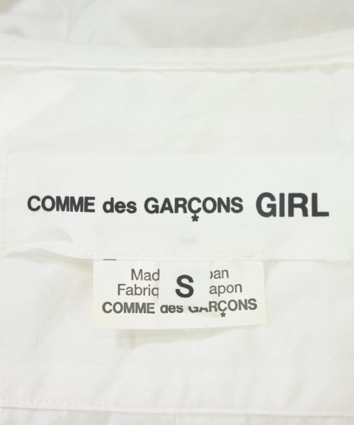 COMME des GARCONS GIRL（コムデギャルソンガール）ブラウス 白 サイズ:S レディース/2200711778122