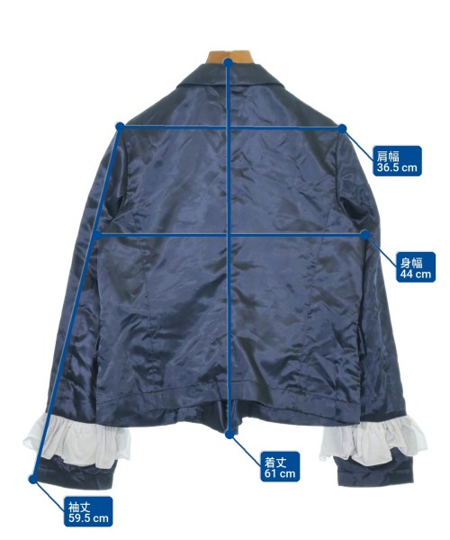 COMME des GARCONS GIRL（コムデギャルソンガール）カジュアルジャケット 紺 サイズ:S レディース/2200713435061