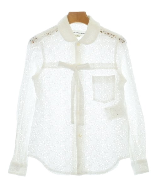 COMME des GARCONS GIRL（コムデギャルソンガール）ブラウス 白 サイズ:XS レディース/2200707295183