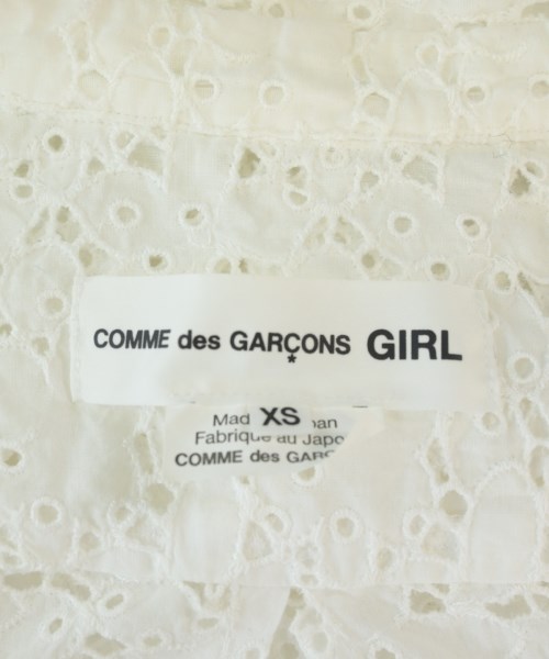 COMME des GARCONS GIRL（コムデギャルソンガール）ブラウス 白 サイズ:XS レディース/2200707295183