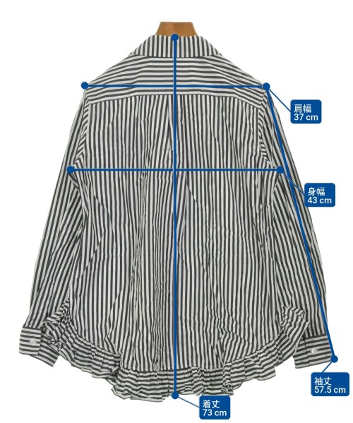 COMME des GARCONS GIRL（コムデギャルソンガール）ブラウス 白 サイズ:S レディース/2200715001165