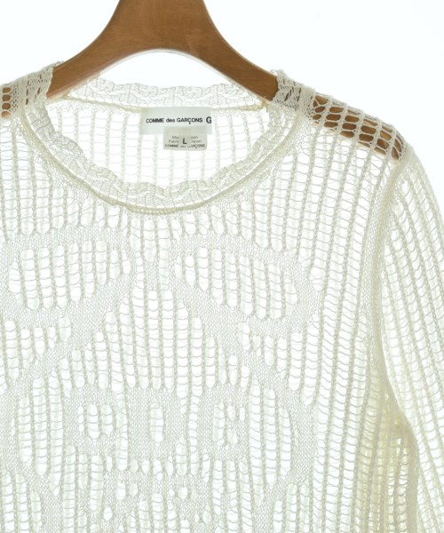 COMME des GARCONS GIRL（コムデギャルソンガール）ニット・セーター 白 サイズ:L レディース/2200716485025