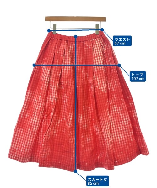 COMME des GARCONS GIRL（コムデギャルソンガール）ロング・マキシ丈スカート 赤 サイズ:XS レディース/2200712252027