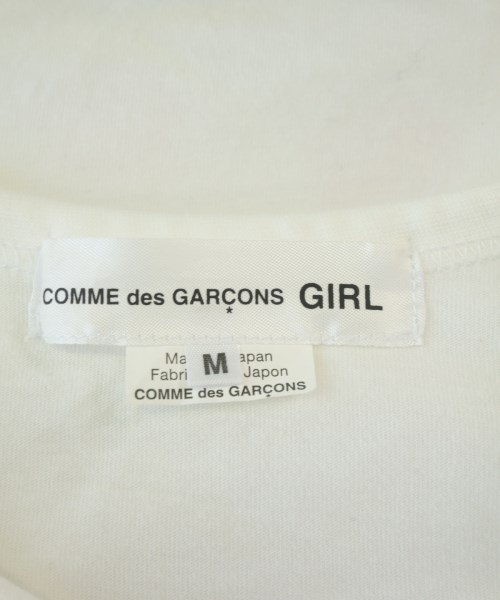 COMME des GARCONS GIRL（コムデギャルソンガール）Tシャツ・カットソー 白 サイズ:M レディース/2200715507063
