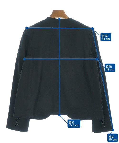 COMME des GARCONS GIRL（コムデギャルソンガール）カジュアルジャケット 黒 サイズ:S レディース/2200719343025
