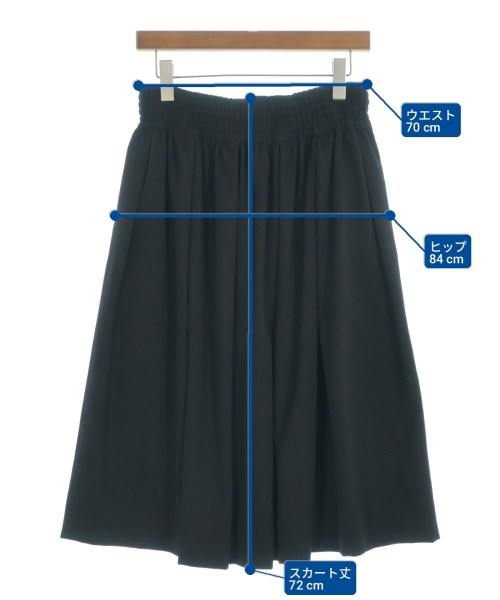COMME des GARCONS GIRL（コムデギャルソンガール）ひざ丈スカート 黒 サイズ:S レディース/2200719343056