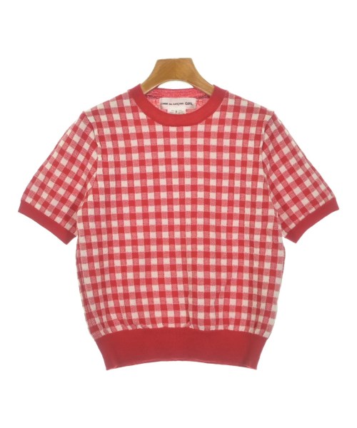 COMME des GARCONS GIRL(コムデギャルソンガール)ニット・セーター 赤 サイズ:S/2200646254029