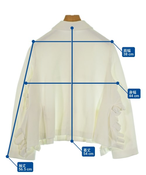 COMME des GARCONS GIRL（コムデギャルソンガール）ジャケット 白 サイズ:S レディース/2200698674059