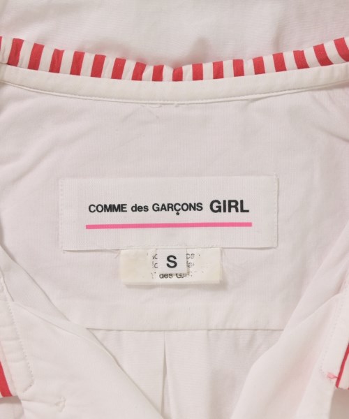 COMME des GARCONS GIRL（コムデギャルソンガール）カジュアルシャツ 白 サイズ:S レディース/2200698674103
