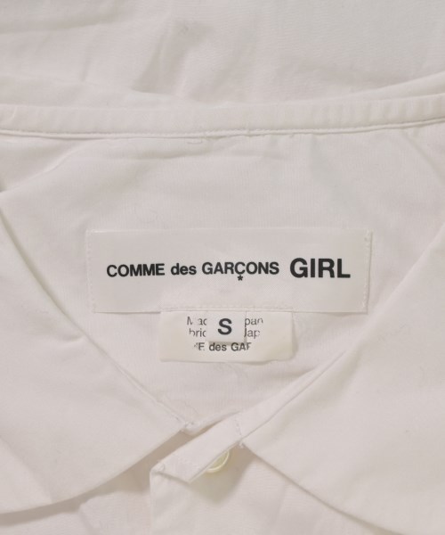 COMME des GARCONS GIRL（コムデギャルソンガール）カジュアルシャツ 白 サイズ:S レディース/2200698674110