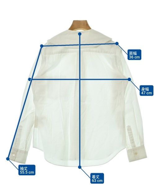 COMME des GARCONS GIRL（コムデギャルソンガール）カジュアルシャツ 白 サイズ:XS レディース/2200698674127