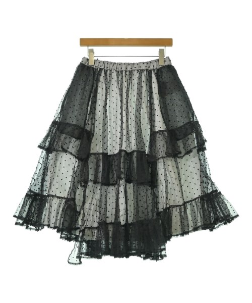 COMME des GARCONS GIRL(コムデギャルソンガール)ロング・マキシ丈スカート 黒 サイズ:S/2200698674264