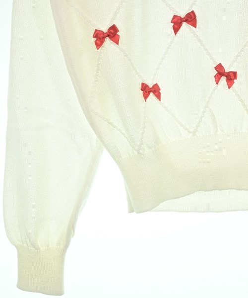 COMME des GARCONS GIRL（コムデギャルソンガール）ニット・セーター 白 サイズ:M レディース/2200703906106
