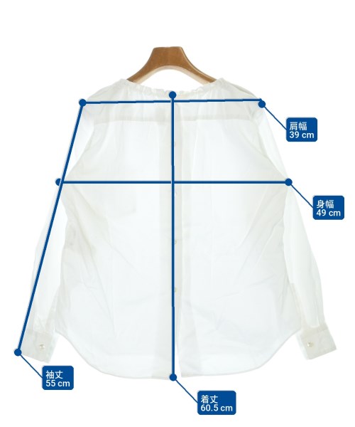 COMME des GARCONS GIRL（コムデギャルソンガール）ブラウス 白 サイズ:XS レディース/2200703206060