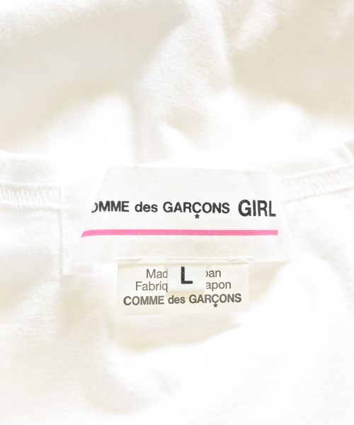 COMME des GARCONS GIRL（コムデギャルソンガール）Tシャツ・カットソー 白 サイズ:L レディース/2200700845118