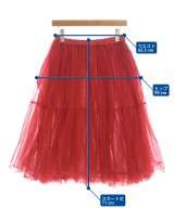 COMME des GARCONS GIRL（コムデギャルソンガール）ロング・マキシ丈スカート 赤 サイズ:XS レディース/2200704125285