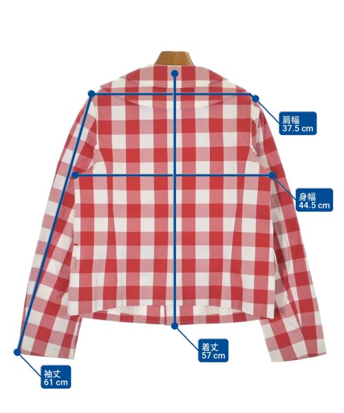 COMME des GARCONS GIRL（コムデギャルソンガール）カジュアルジャケット 赤 サイズ:S レディース/2200705158015