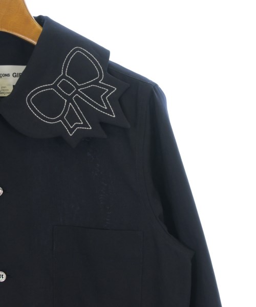 COMME des GARCONS GIRL（コムデギャルソンガール）ブラウス 紺 サイズ:XS レディース/2200705777025