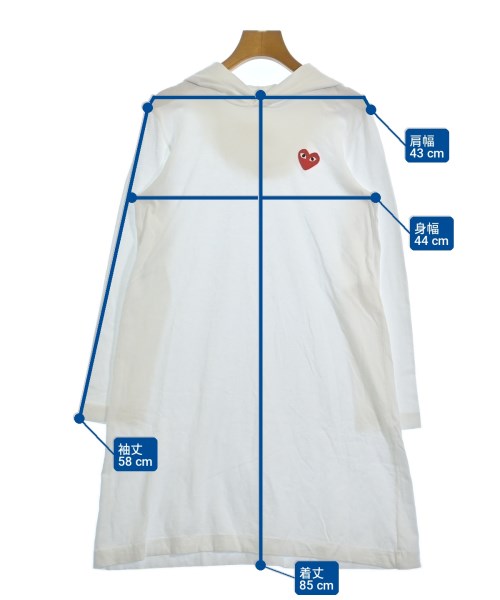 COMME des GARCONS GIRL（コムデギャルソンガール）ワンピース 白 サイズ:L レディース/2200706351040