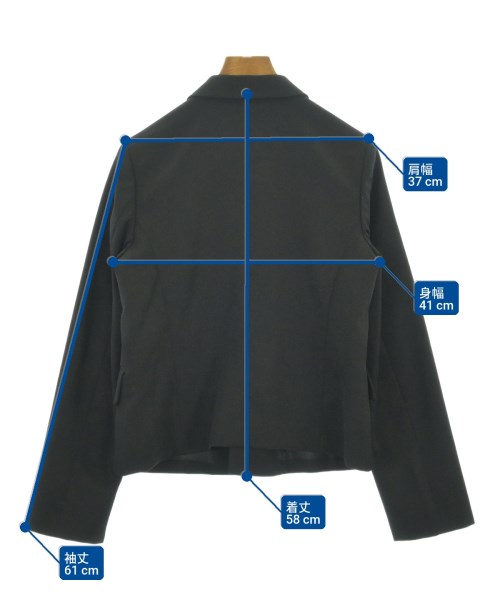COMME des GARCONS GIRL（コムデギャルソンガール）テーラードジャケット 黒 サイズ:S レディース/2200709372035